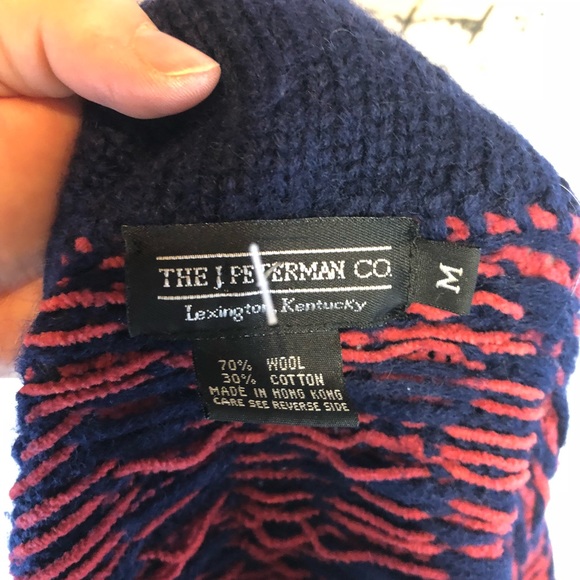 J.peterman Company sz m long batik sweater button - Picture 5 of 6